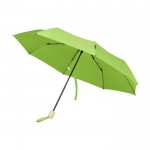 Handmatige opvouwbare paraplu van polyester Ø96 kleur limoen groen