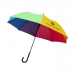 Multikleurige reclame paraplu kleur meerkleurig met logo