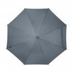 Automatische paraplu van gerecycled materiaal Ø85 kleur grijs tweede weergave voorkant