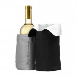 Wijnkoeler hoes met logo (opvouwbaar) kleur zwart gedetailleerde weergave 1
