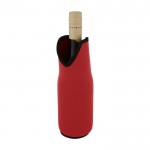 Rekbare isolatiehoes voor wijnflessen kleur rood