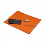 Sporthanddoek van gerecycled polyester, sneldrogend 200 g/m2 kleur oranje