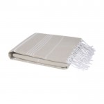 Lichte en absorberende katoenen handdoek 150 g/m² kleur beige