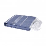 Lichte en absorberende katoenen handdoek 150 g/m² kleur marineblauw