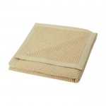 Katoenen deken bedrukken met logo 300 g/m² kleur beige
