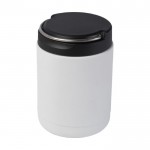 Roestvrijstalen thermoslunchbox met handvat 500 ml kleur wit