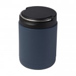 Roestvrijstalen thermoslunchbox met handvat 500 ml kleur donkerblauw