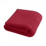 Katoenen handdoek 450 g/m2 kleur rood