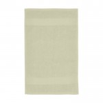 Katoenen handdoek 450 g/m2 kleur lichtgrijs tweede weergave voorkant