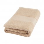 50x100 cm katoenen handdoek 450 g/m2 kleur beige