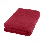 50x100 cm katoenen handdoek 450 g/m2 kleur rood