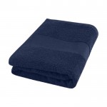 50x100 cm katoenen handdoek 450 g/m2 kleur marineblauw