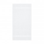 70x100 cm handdoek in katoen 450 g/m2 kleur wit tweede weergave voorkant