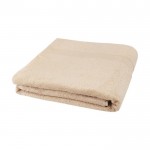 100x180 cm katoenen handdoek 450 g/m2 kleur beige
