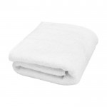 Zachte en dikke handdoek van 550 g/m2 katoen kleur wit