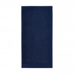 Zachte en dikke handdoek van 550 g/m2 katoen kleur marineblauw tweede weergave voorkant
