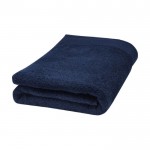 Katoenen badhanddoek 550 g/m2 kleur marineblauw