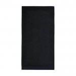 Katoenen badhanddoek 550 g/m2 kleur zwart tweede weergave voorkant