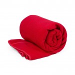 Bedrukte handdoek van absorberend rpet kleur rood
