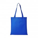Goedkope non-woven tas voor evenementen kleur koningsblauw tweede weergave voorkant
