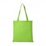 Goedkope non-woven tas voor evenementen kleur limoen groen tweede weergave voorkant