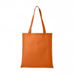 Goedkope non-woven tas voor evenementen kleur oranje tweede weergave voorkant