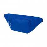 Verstelbaar heuptasje met twee compartimenten kleur koningsblauw