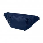 Verstelbaar heuptasje met twee compartimenten kleur marineblauw