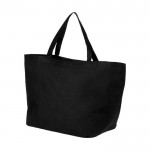 Mooie, non-woven tas met logo kleur zwart