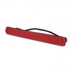 Langwerpige sling koeltas bedrukt met logo kleur rood