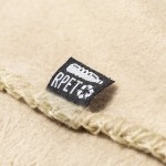 Gepersonaliseerde deken van rpet fleece kleur naturel tweede weergave