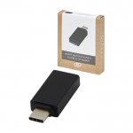 Bedrukte USB-C-adapter met 3.0 kleur zwart derde weergave