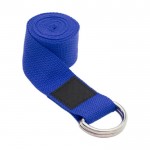 Eco yogariem van gerecycled polyester met hoes kleur blauw tweede weergave
