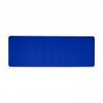 6 mm antislip gerecyclede plastic yogamat bedrukken kleur blauw tweede weergave voorkant