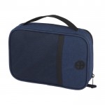 RPET-tas met karabijnhaak, voor elektronische gadgets kleur marineblauw