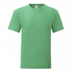 Ringgesponnen katoenen T-shirt 150 g/m2 kleur groen