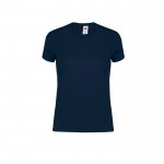 Katoenen dames t-shirt met logo 150 g/m2 Fruit Of The Loom kleur marineblauw  negende weergave