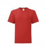 Katoenen T-shirt voor jongens 150 g/m2 kleur rood
