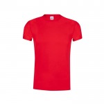 Katoenen t-shirt in veel kleuren 145 g/m2 Fruit Of The Loom kleur rood  negende weergave