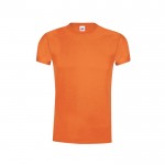 Katoenen t-shirt in veel kleuren 145 g/m2 Fruit Of The Loom kleur oranje  negende weergave