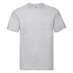 Katoenen t-shirt in veel kleuren 145 g/m2 Fruit Of The Loom kleur grijs  negende weergave