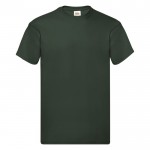 Katoenen t-shirt in veel kleuren 145 g/m2 Fruit Of The Loom kleur donkergroen  negende weergave