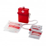 Plastic EHBO-kit kleur rood tweede weergave