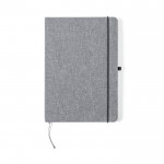 Gepersonaliseerde RPET Notebook kleur grijs derde weergave