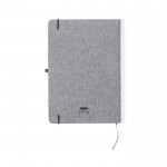 Gepersonaliseerde RPET Notebook kleur grijs zevende weergave