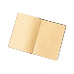 Notitieboek met koffievezel omslagen kleur bruin derde weergave