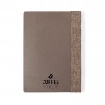 Notitieboek met koffievezel omslagen kleur bruin zesde weergave