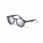 rPET zonnebril met gespiegelde lenzen kleur zwart eerste weergave