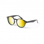 rPET zonnebril met gespiegelde lenzen kleur geel eerste weergave
