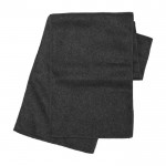 Sjaal van polyesterfleece kleur zwart eerste weergave